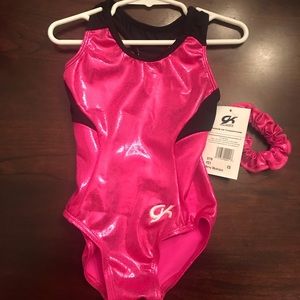 GK Gymnastics Leotard-S. Biles-Child Small-Pink